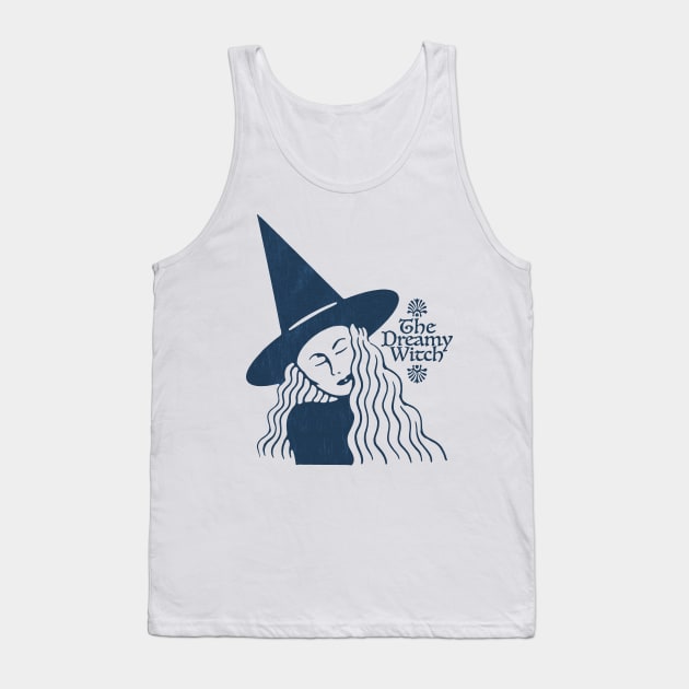 The Witch Dreamer Funny Cartoon Tshirt Gift Tank Top by Airbruh!